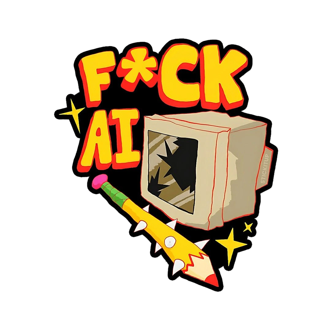 F Ck Ai Sticker